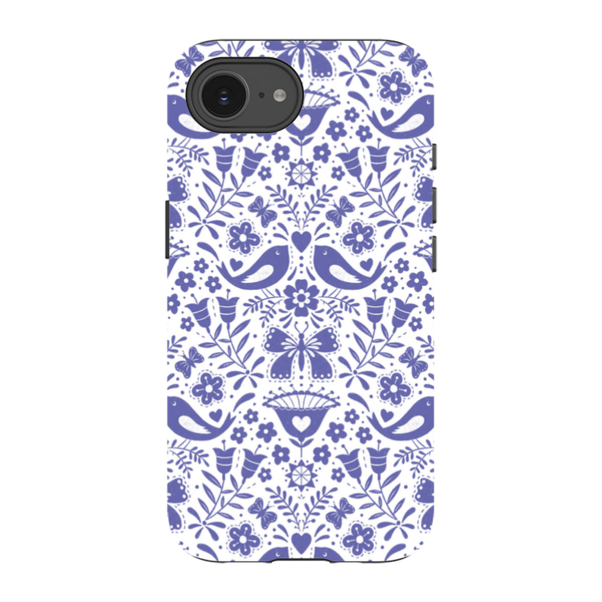 iPhone Tough Case - Bird Pattern III By Suzy Taylor