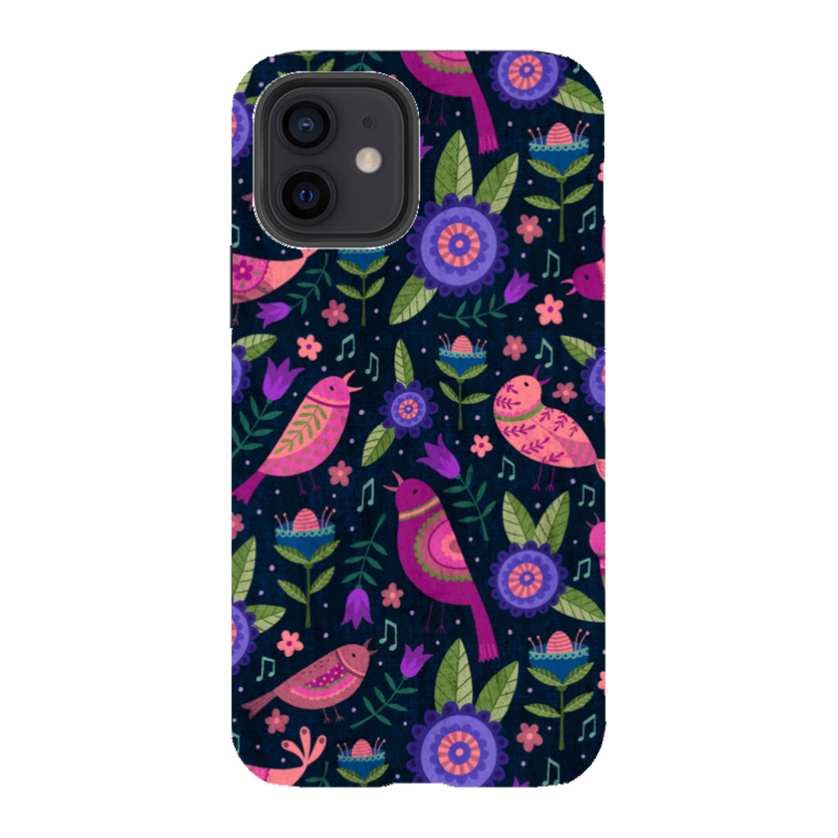 iPhone Tough Case - Bird Pattern VI By Suzy Taylor