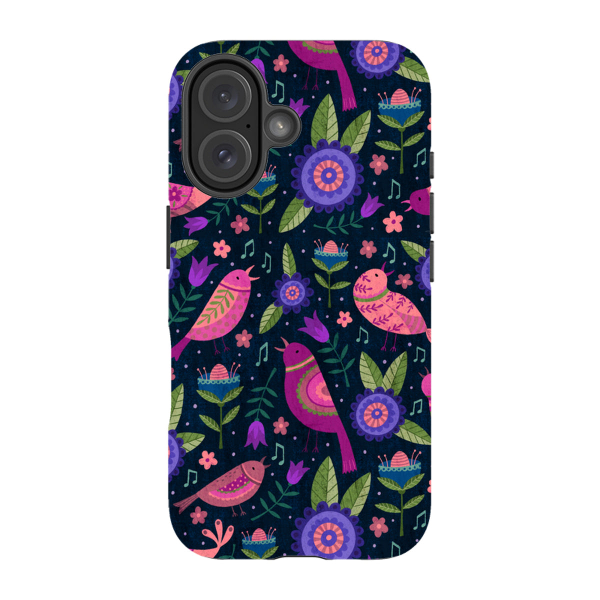 iPhone Tough Case - Bird Pattern VI By Suzy Taylor