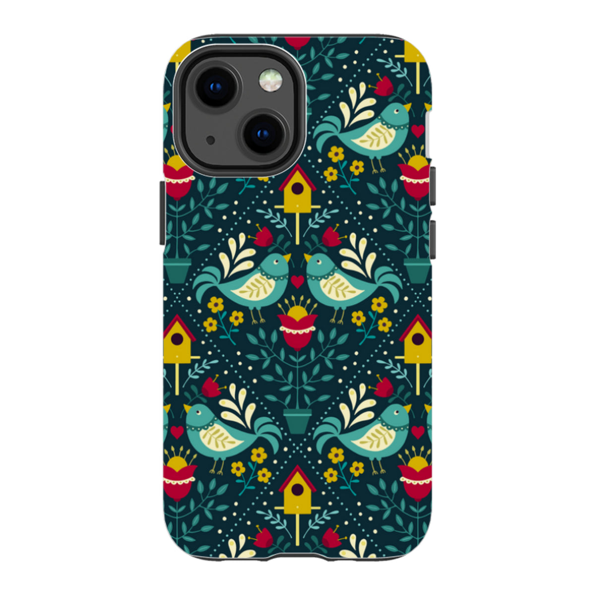 iPhone Tough Case - Bird Pattern VIII By Suzy Taylor