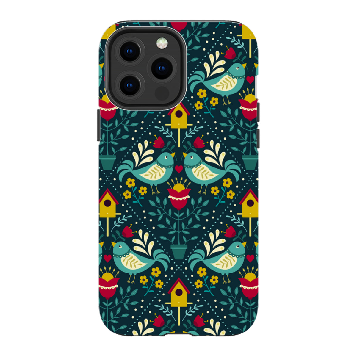 iPhone Tough Case - Bird Pattern VIII By Suzy Taylor
