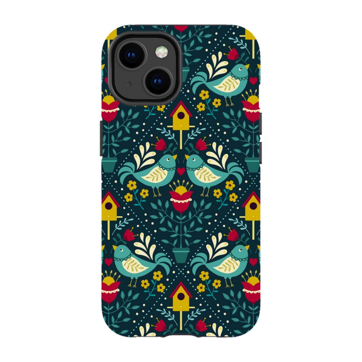 iPhone Tough Case - Bird Pattern VIII By Suzy Taylor