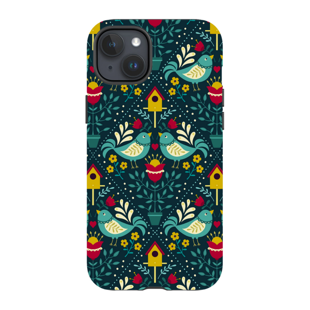 iPhone Tough Case - Bird Pattern VIII By Suzy Taylor