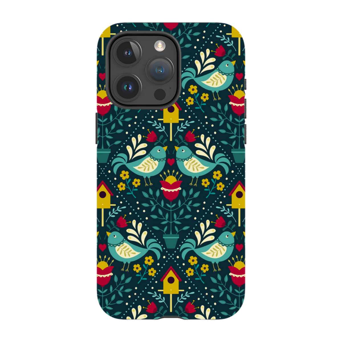 iPhone Tough Case - Bird Pattern VIII By Suzy Taylor
