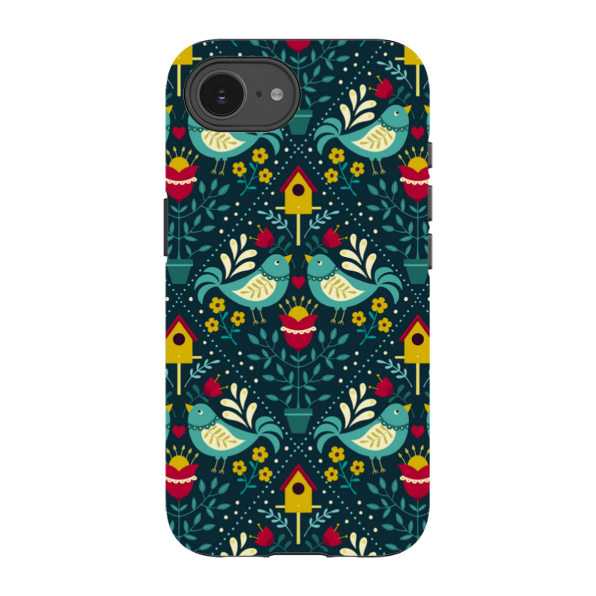 iPhone Tough Case - Bird Pattern VIII By Suzy Taylor