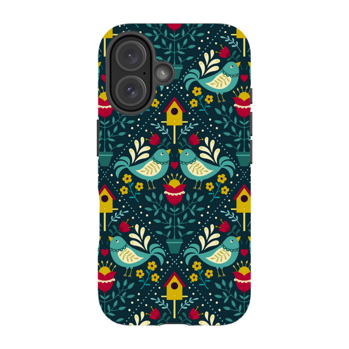 iPhone Tough Case - Bird Pattern VIII By Suzy Taylor