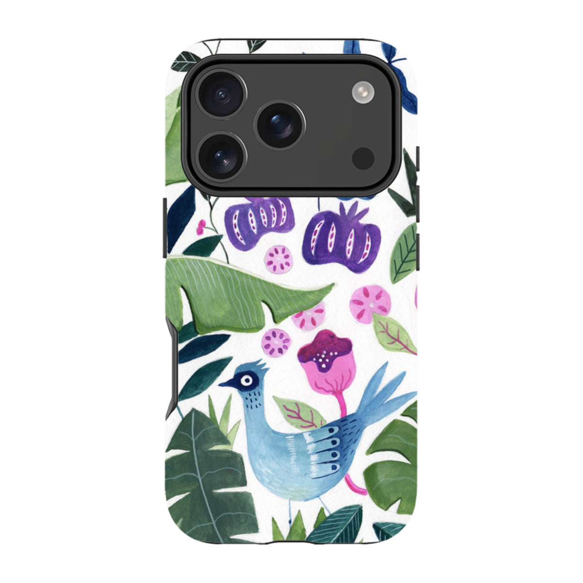 iPhone Tough Case - Birds In Forest By Bex Parkin