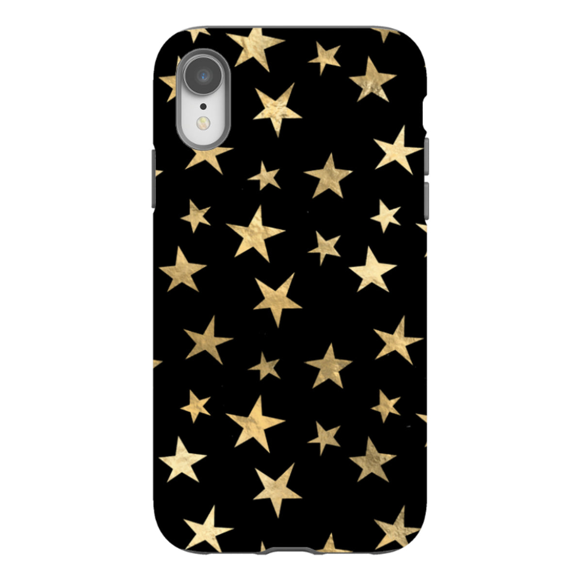 iPhone Tough Case - Black and Gold Stars
