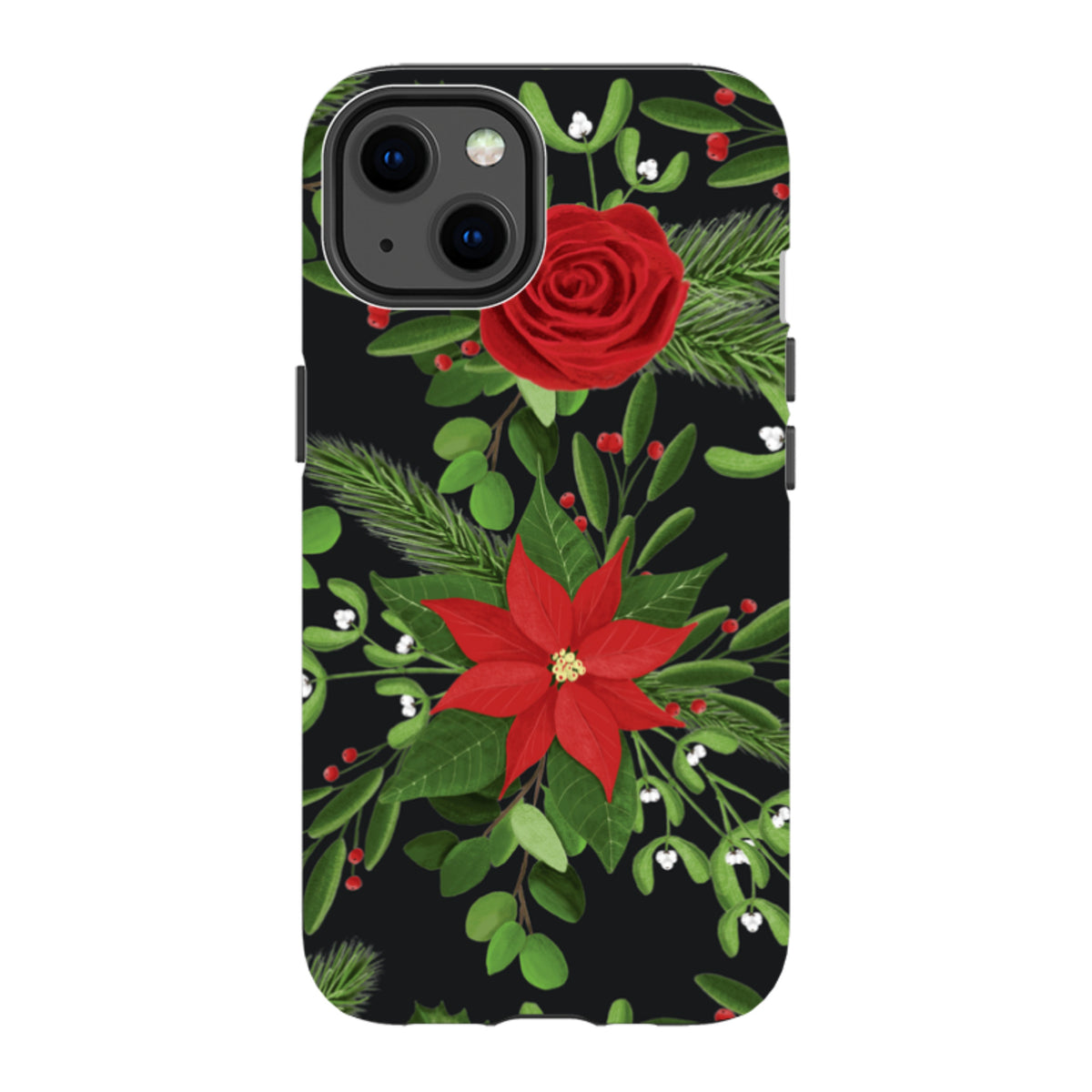 iPhone Tough Case - Black White Plaid By Abby Jacobs