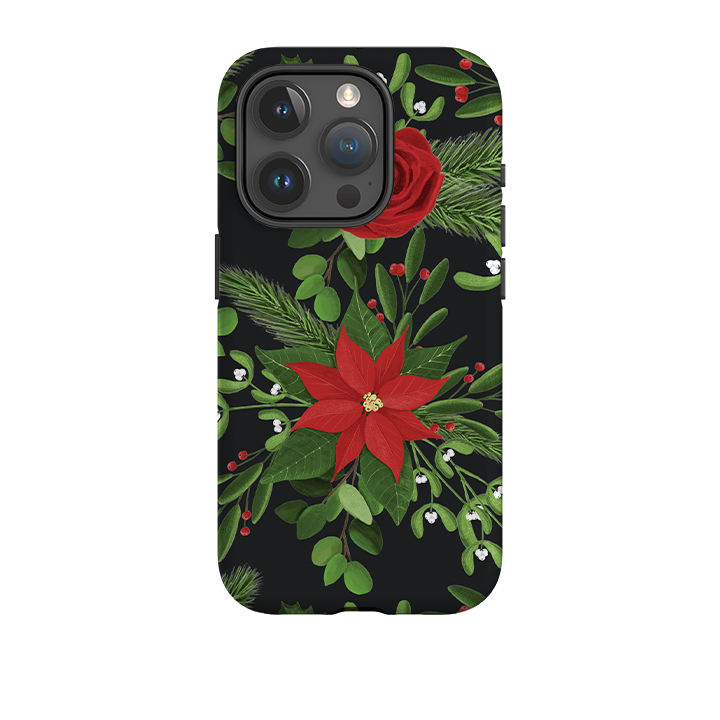 iPhone Tough Case - Black White Plaid By Abby Jacobs