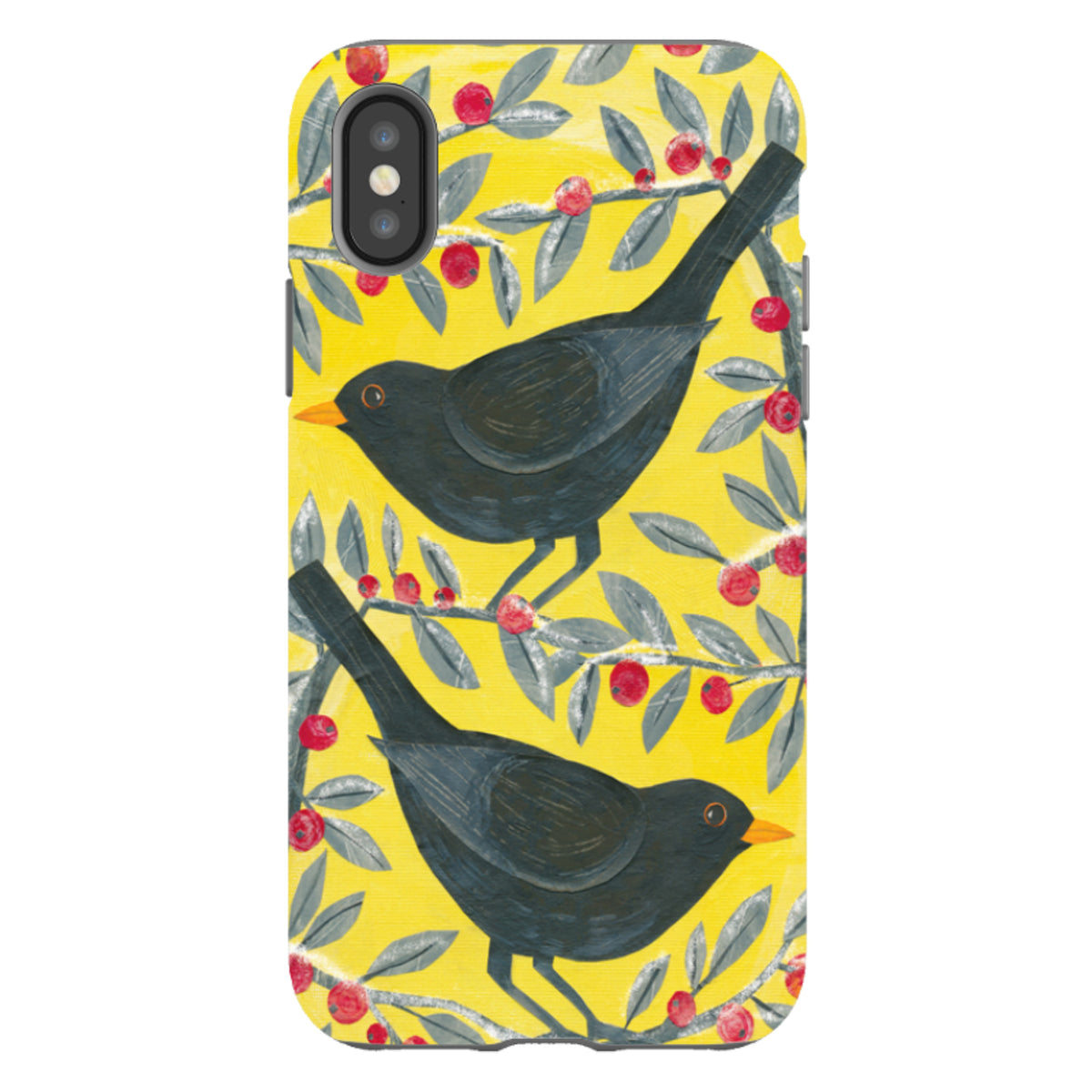 iPhone Tough Case - Blackbird By Tracey English