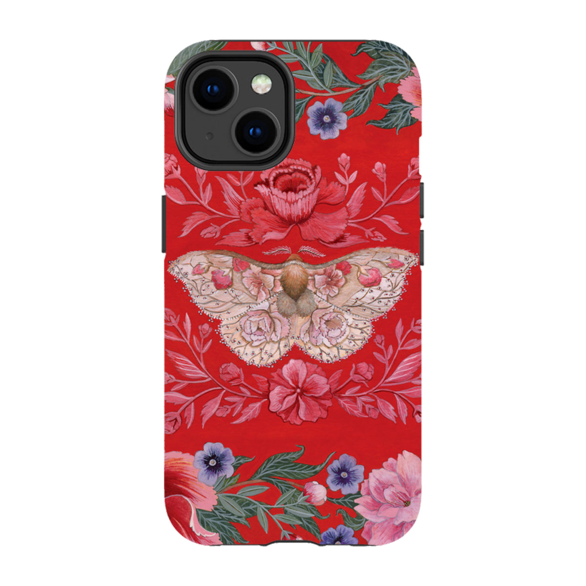 iPhone Tough Case - Blossom Moth By Maria Matos