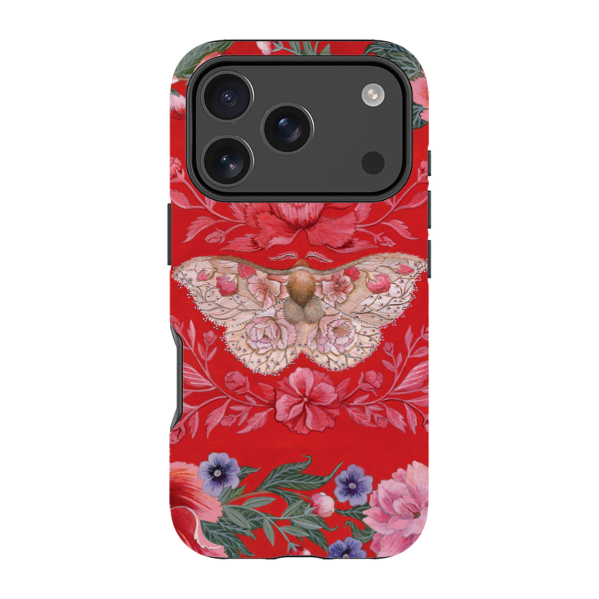 iPhone Tough Case - Blossom Moth By Maria Matos