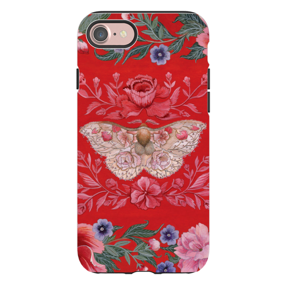 iPhone Tough Case - Blossom Moth By Maria Matos