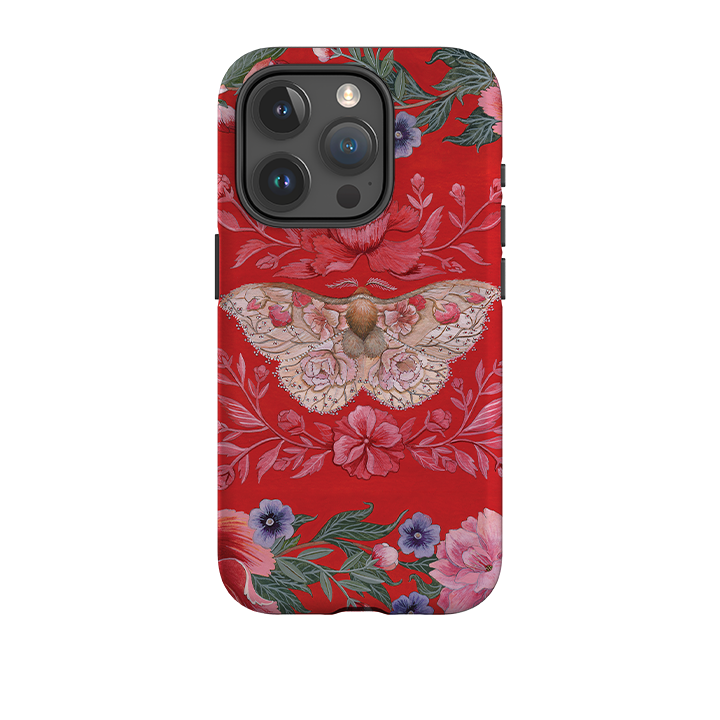 iPhone Tough Case - Blossom Moth By Maria Matos