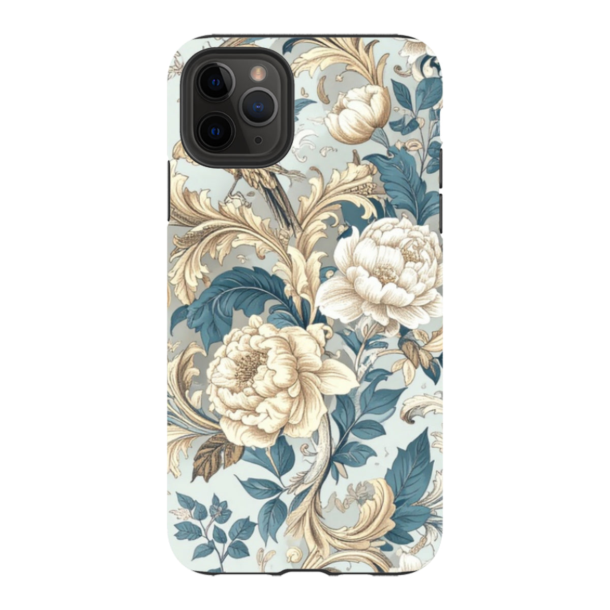 iPhone Tough Case - Blue and Gold Summer