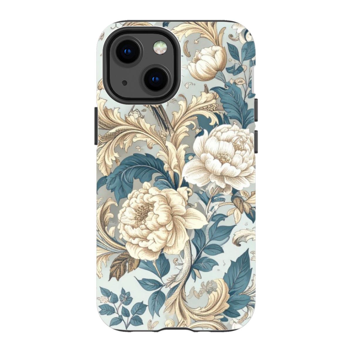 iPhone Tough Case - Blue and Gold Summer