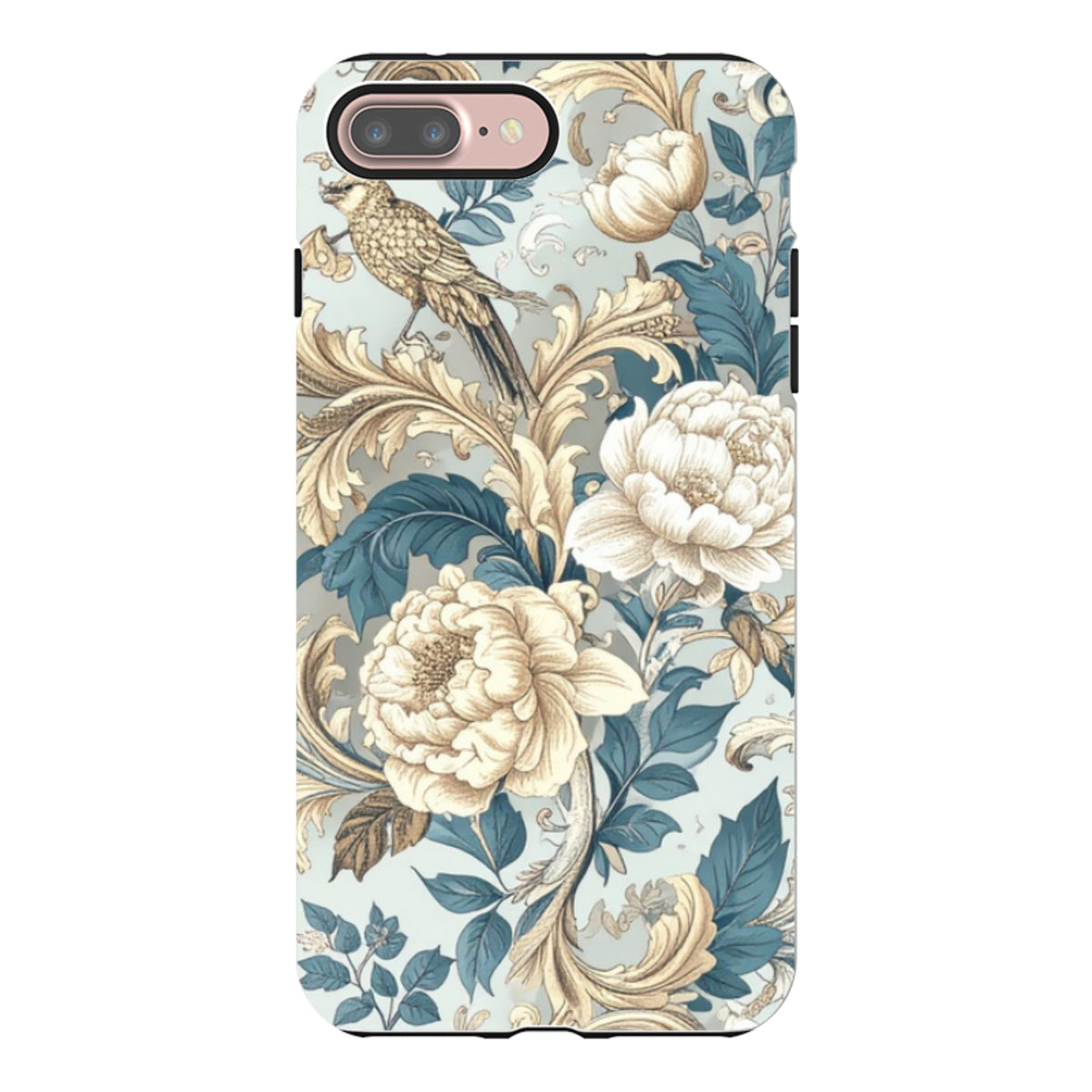 iPhone Tough Case - Blue and Gold Summer