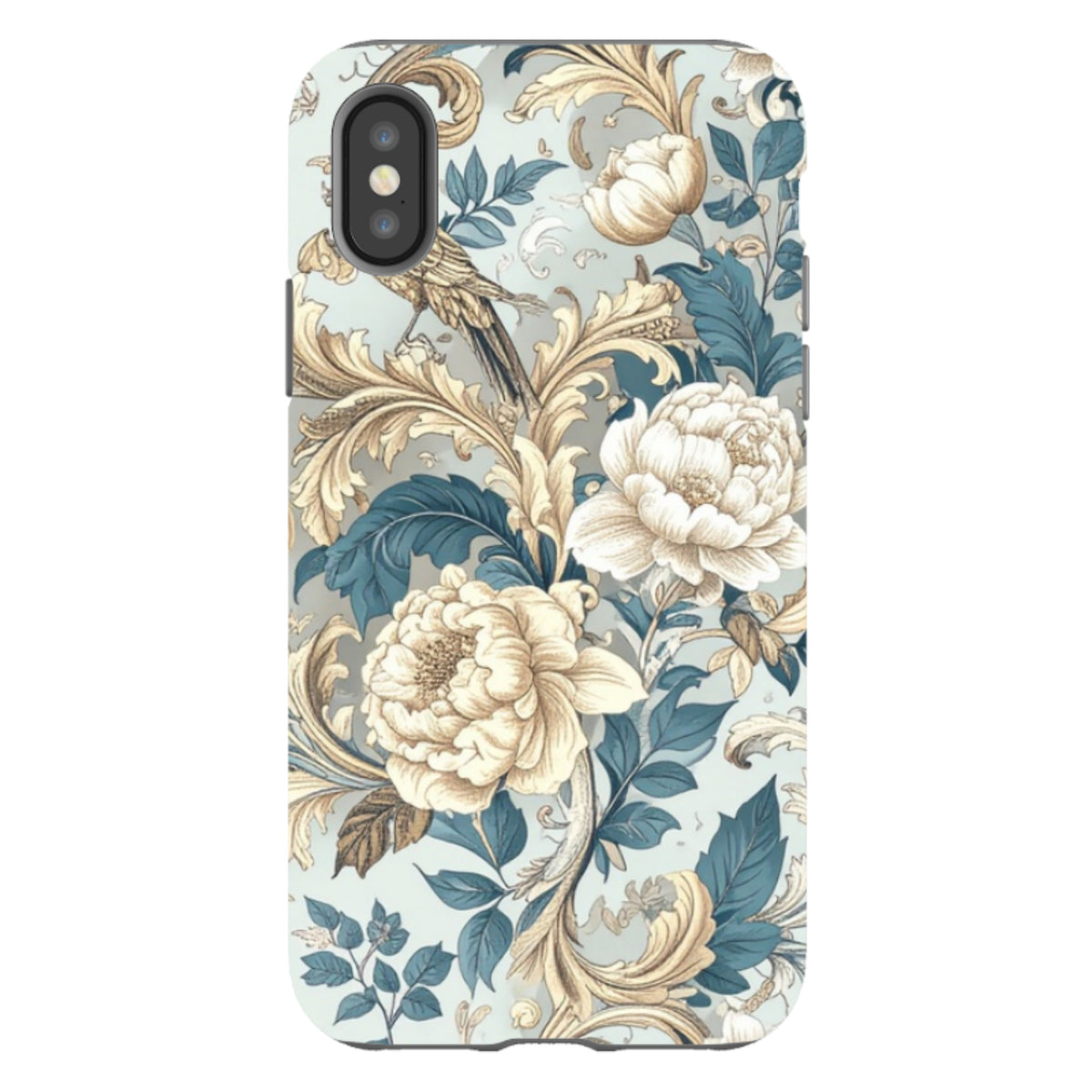 iPhone Tough Case - Blue and Gold Summer