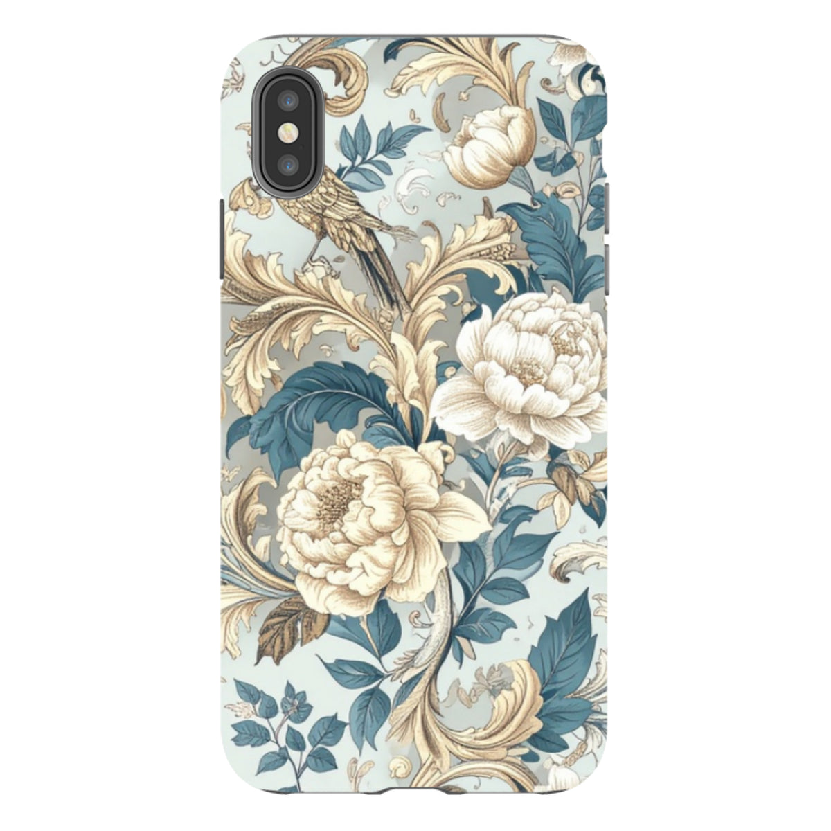 iPhone Tough Case - Blue and Gold Summer