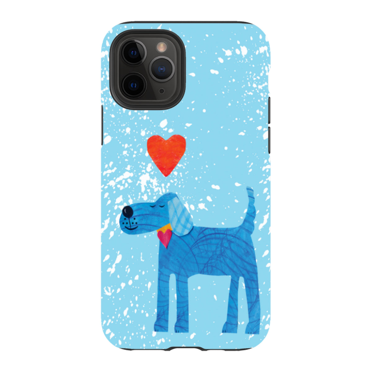 iPhone Tough Case - Blue Dog By Tracey English