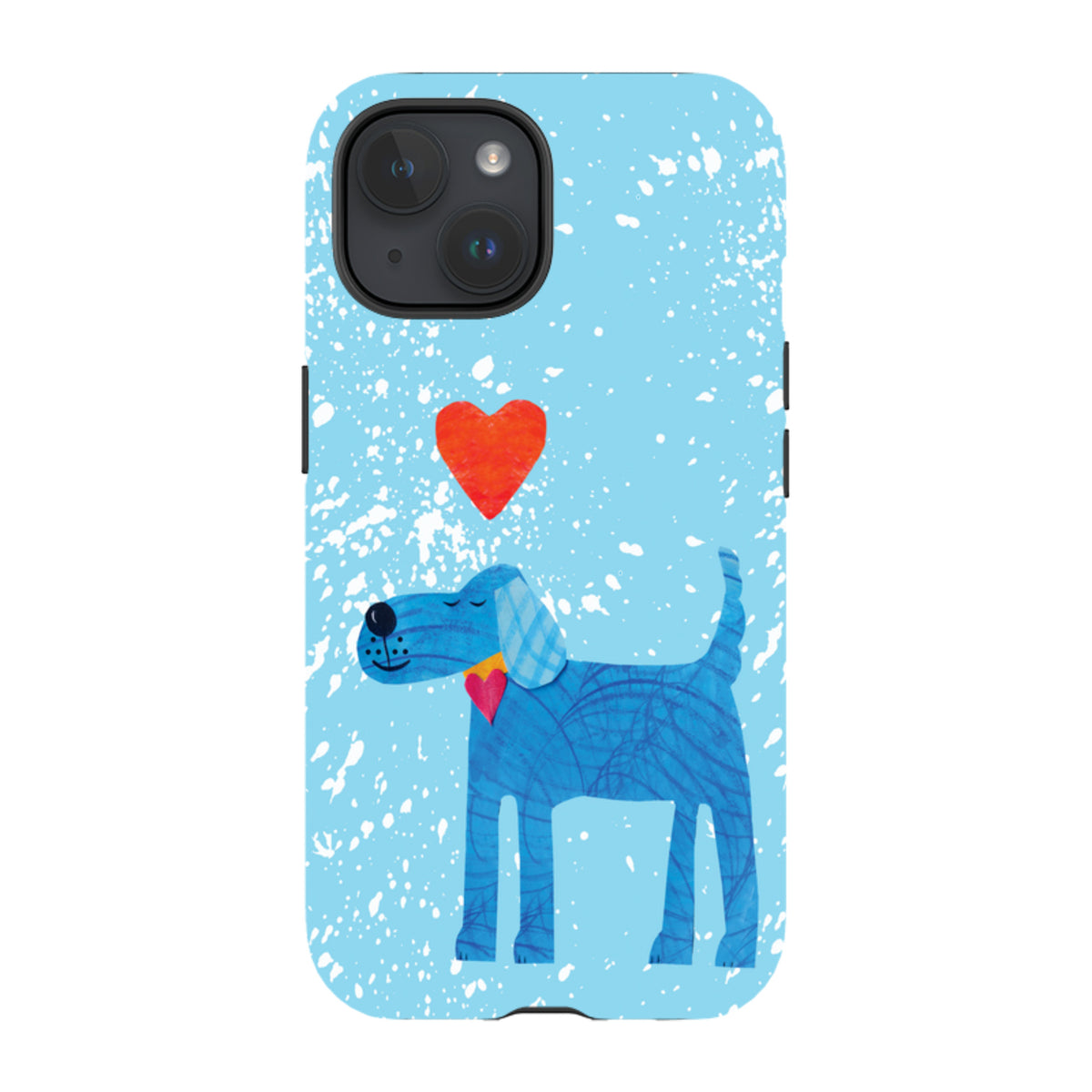 iPhone Tough Case - Blue Dog By Tracey English