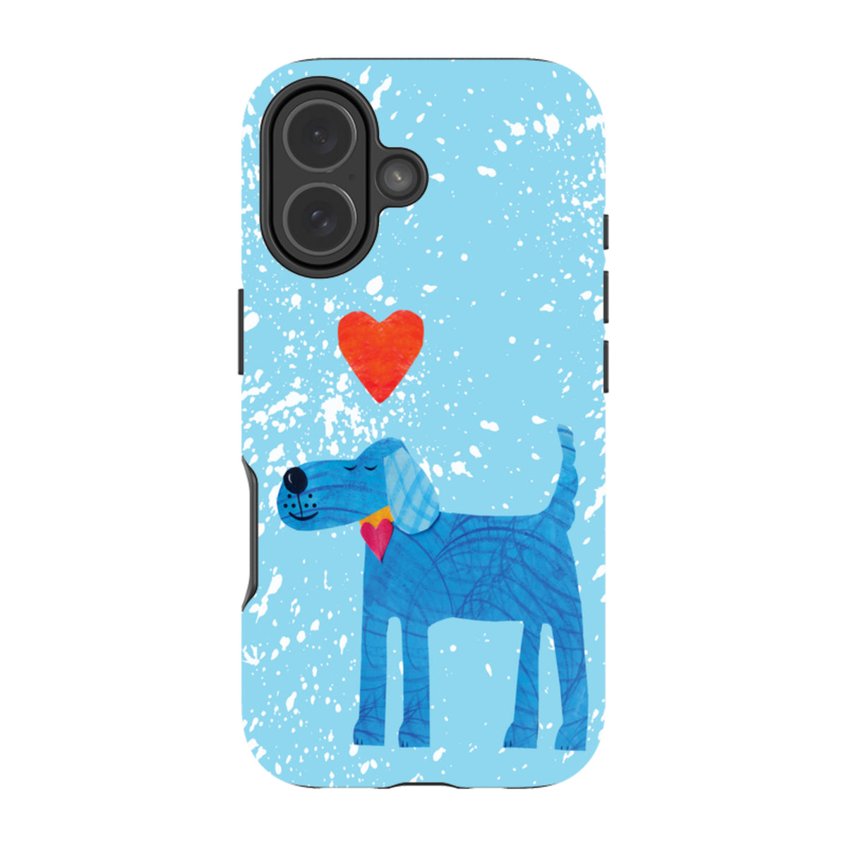 iPhone Tough Case - Blue Dog By Tracey English