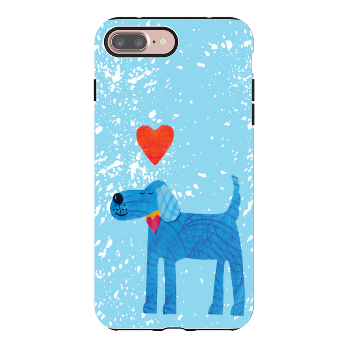 iPhone Tough Case - Blue Dog By Tracey English