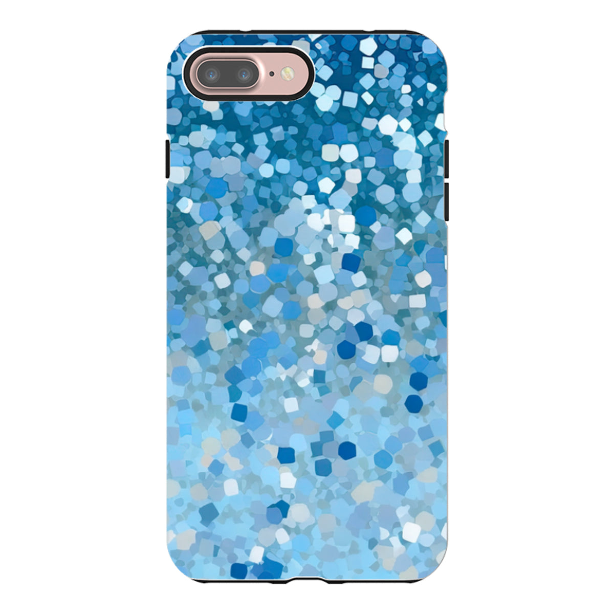 iPhone Tough Case - Blue Glitter II (case does not glitter)