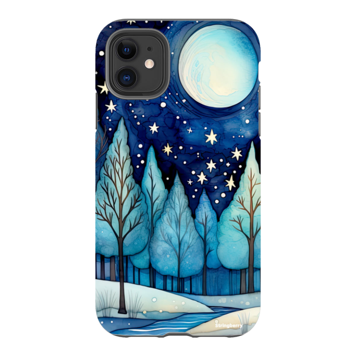 iPhone Tough Case - Blue Ice Canal