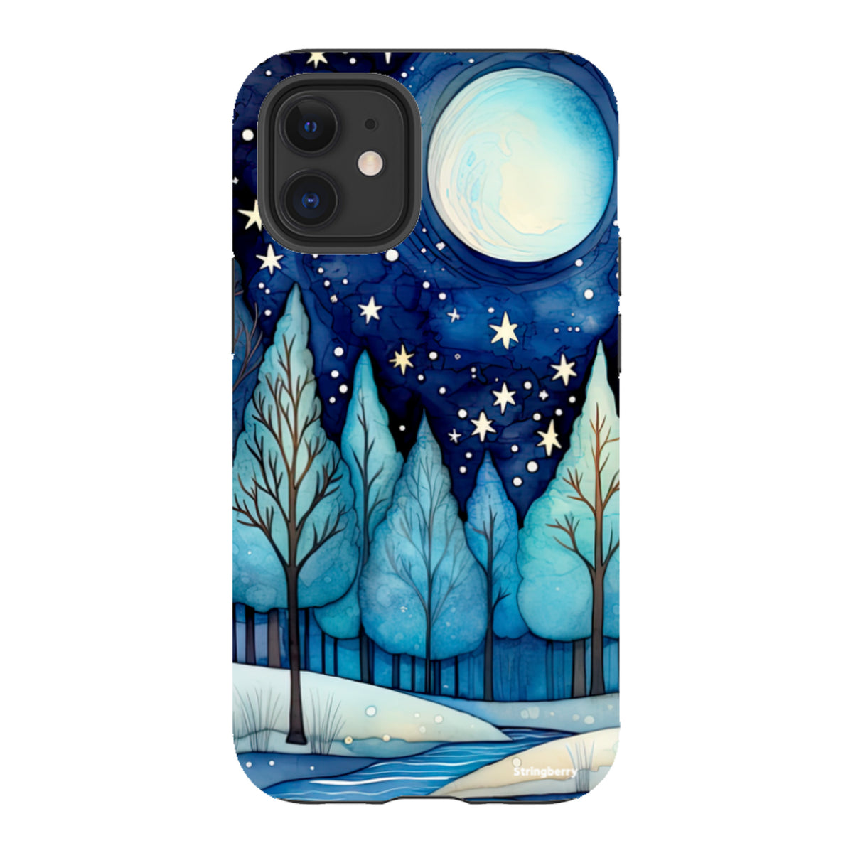 iPhone Tough Case - Blue Ice Canal
