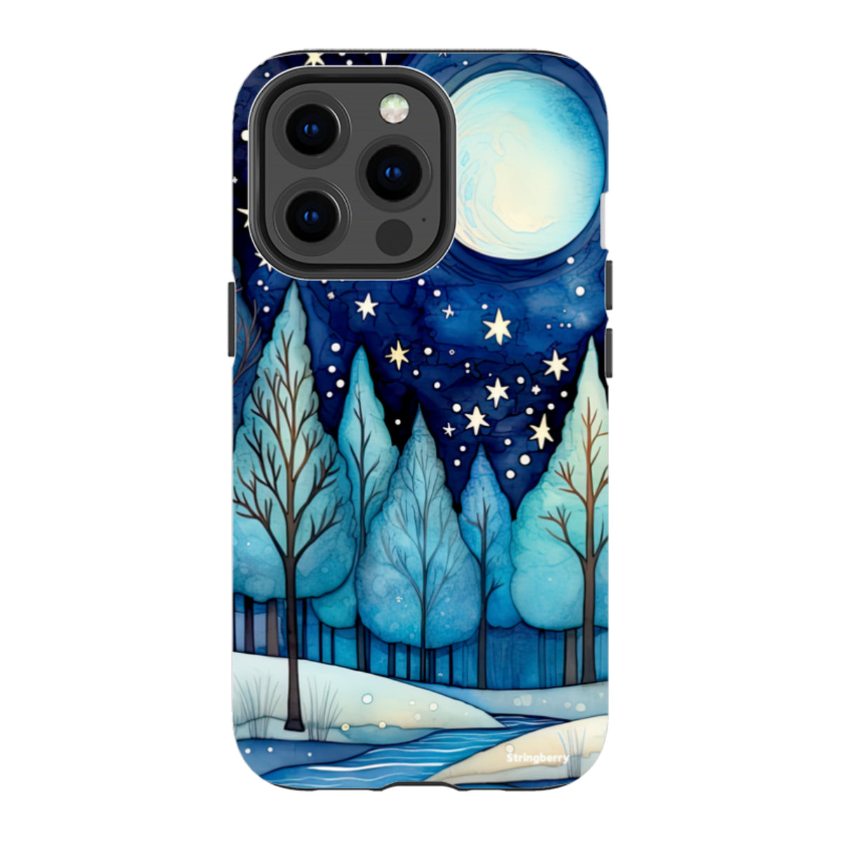 iPhone Tough Case - Blue Ice Canal