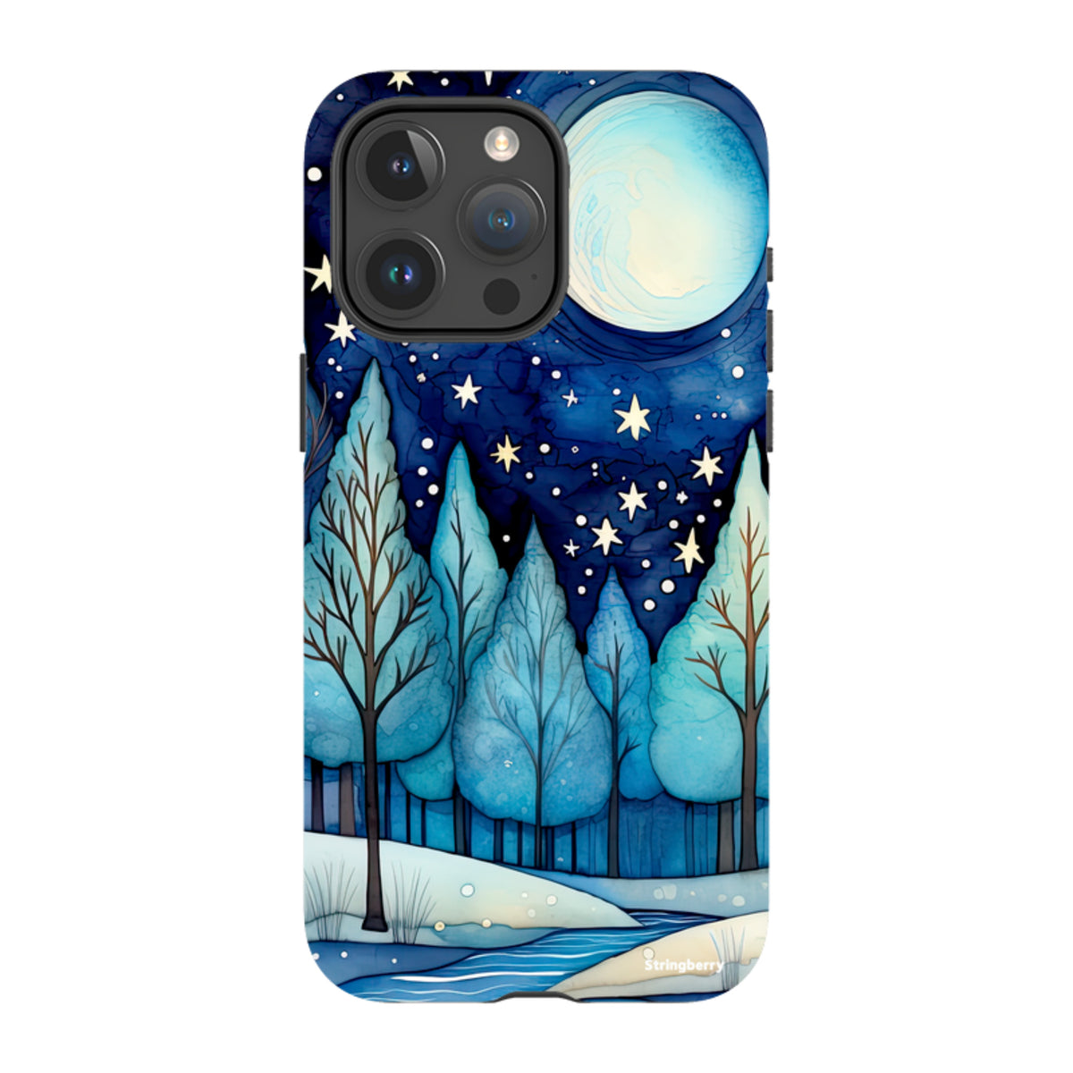 iPhone Tough Case - Blue Ice Canal