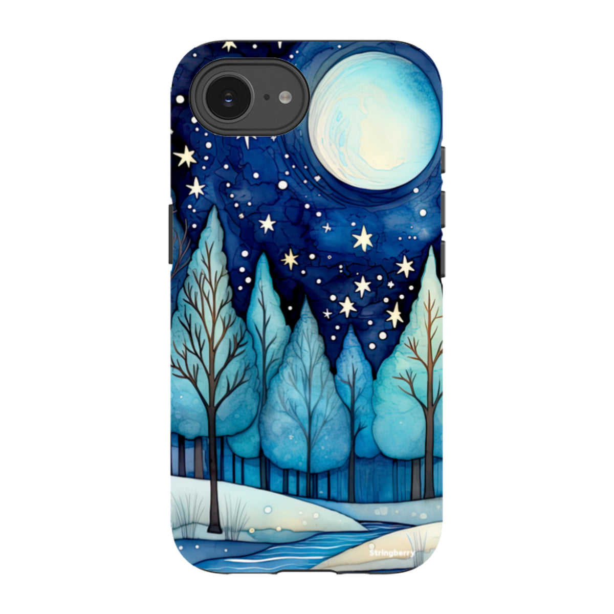 iPhone Tough Case - Blue Ice Canal