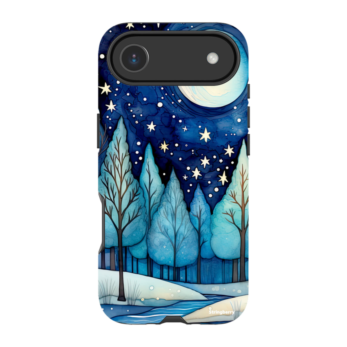 iPhone Tough Case - Blue Ice Canal