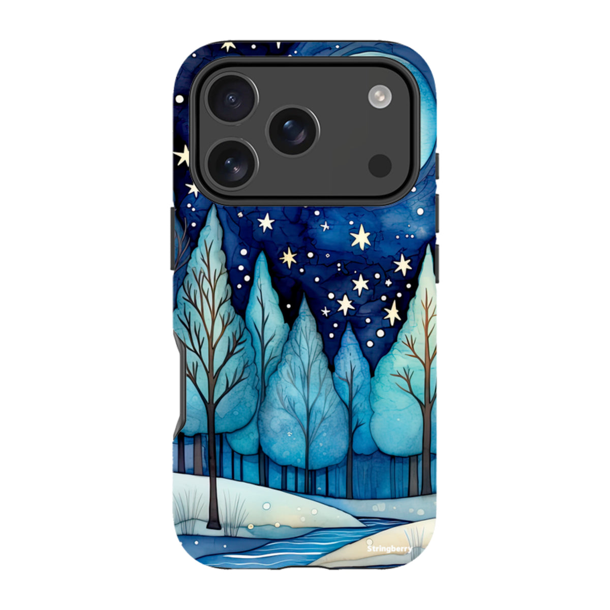 iPhone Tough Case - Blue Ice Canal