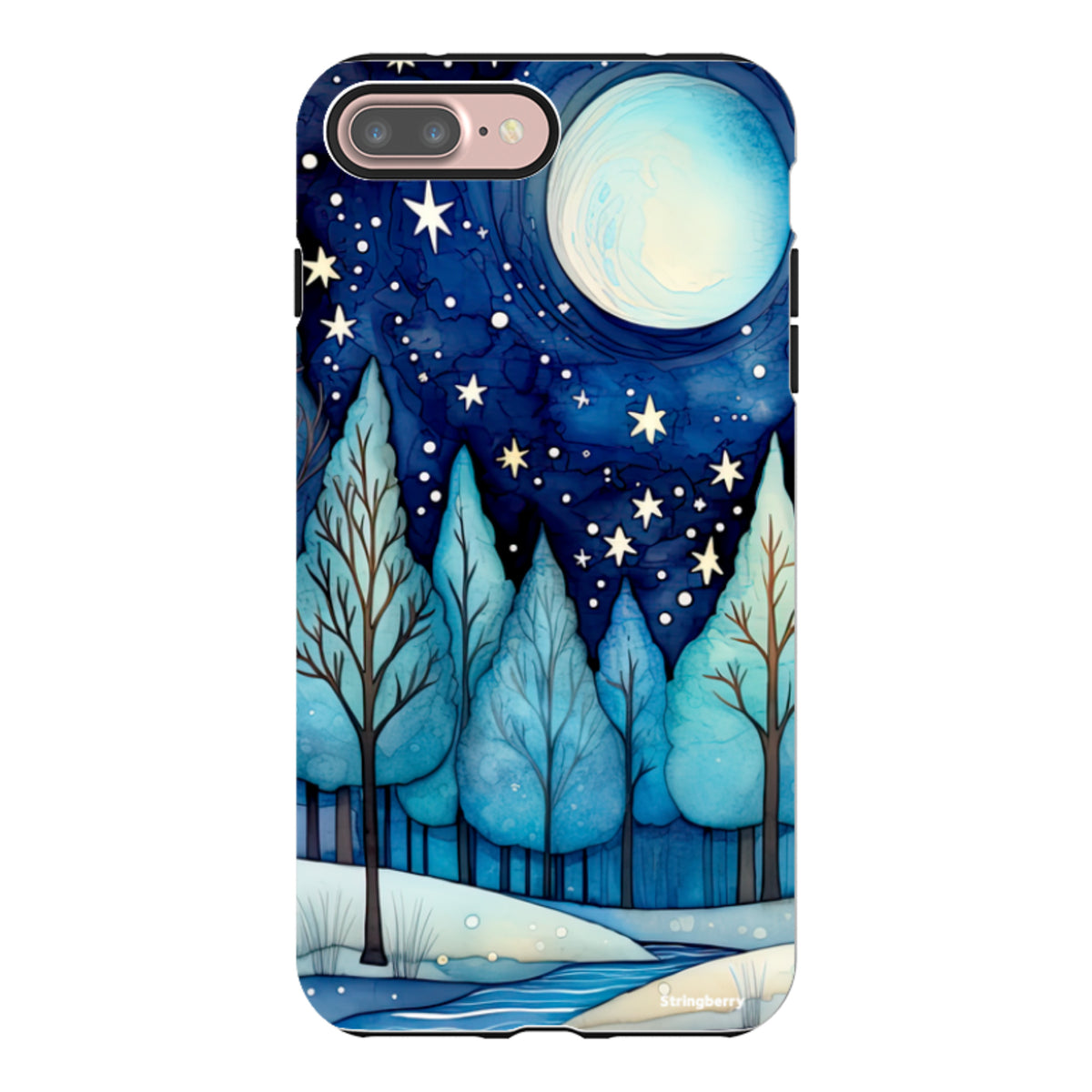 iPhone Tough Case - Blue Ice Canal