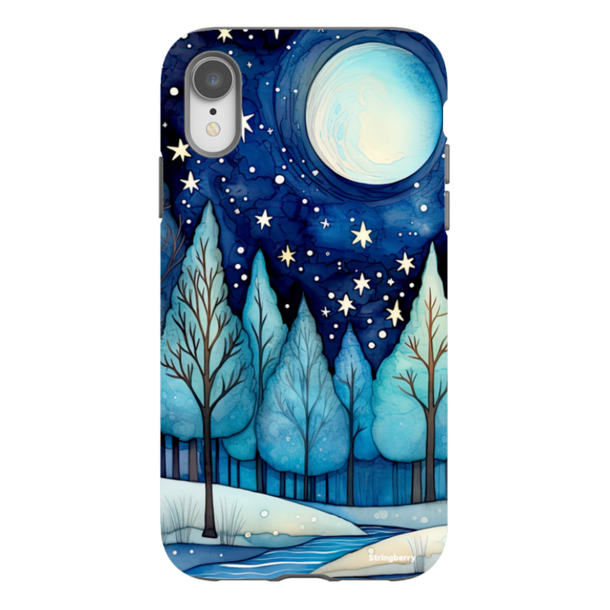 iPhone Tough Case - Blue Ice Canal