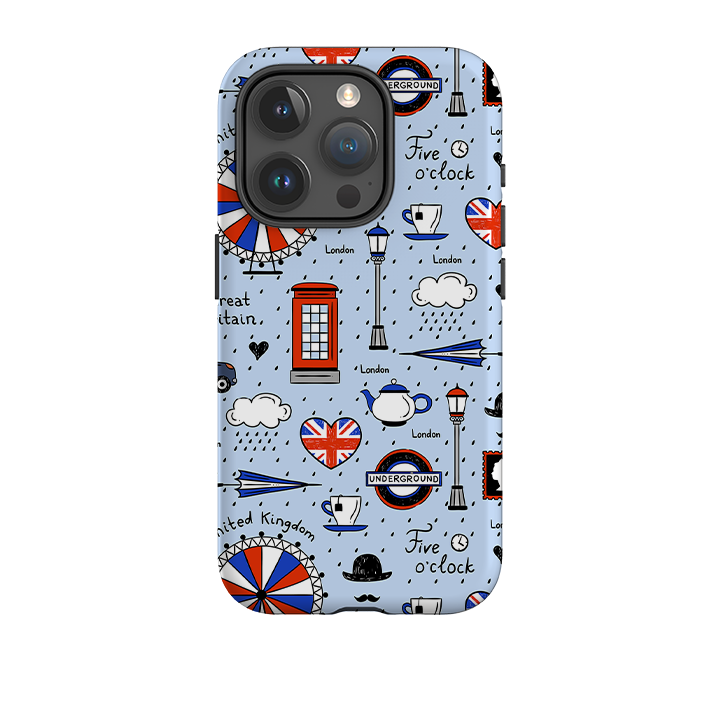 iPhone Tough Case - Blue London