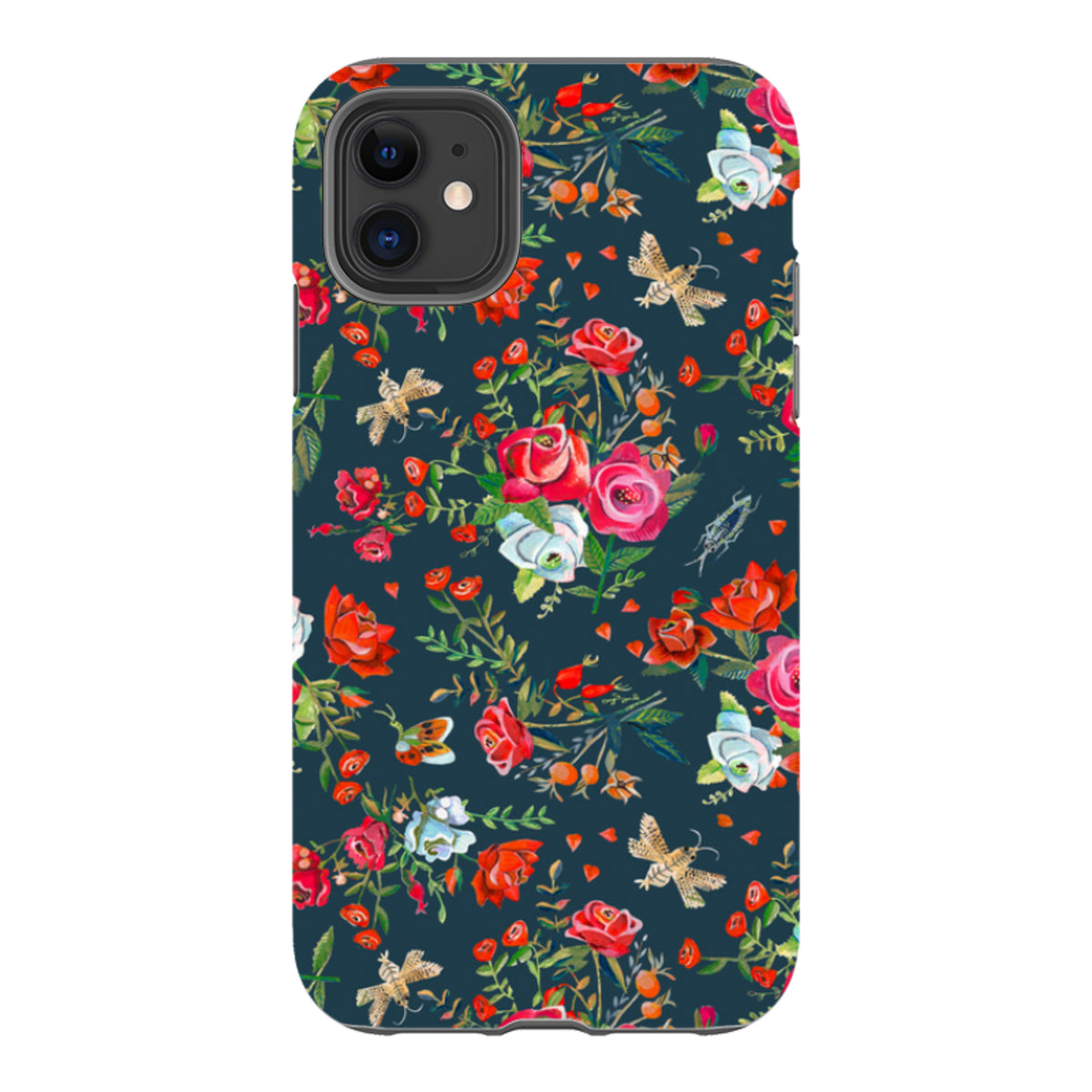 iPhone Tough Case - Blue Roses By Caroline Bonne Muller