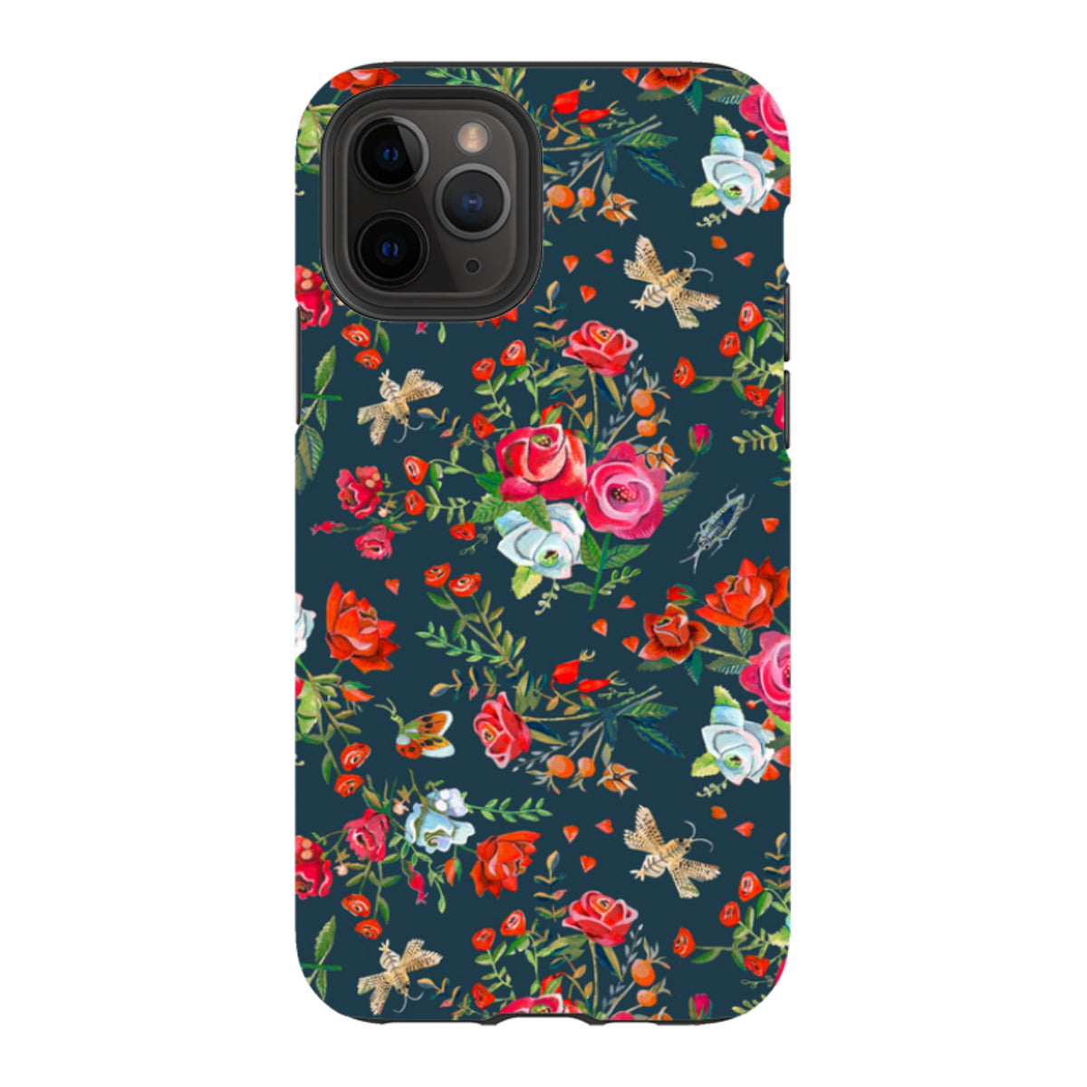 iPhone Tough Case - Blue Roses By Caroline Bonne Muller