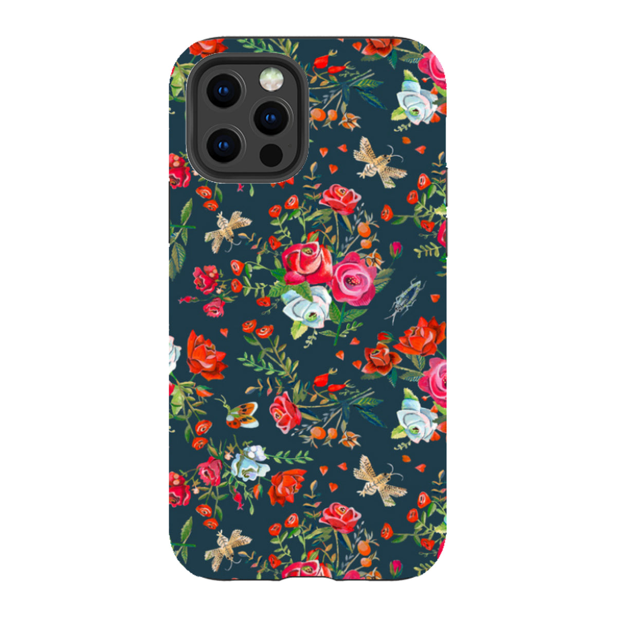 iPhone Tough Case - Blue Roses By Caroline Bonne Muller