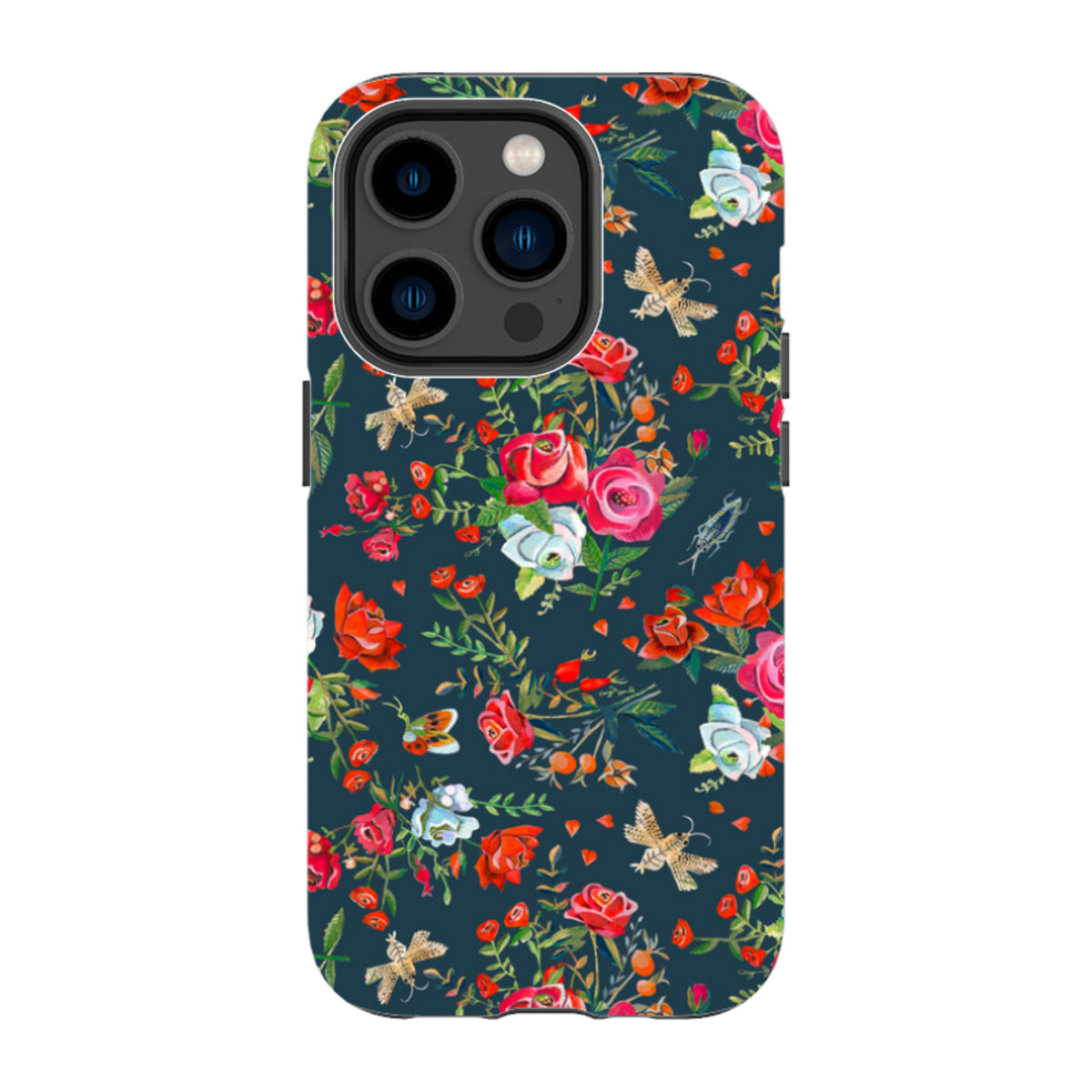 iPhone Tough Case - Blue Roses By Caroline Bonne Muller