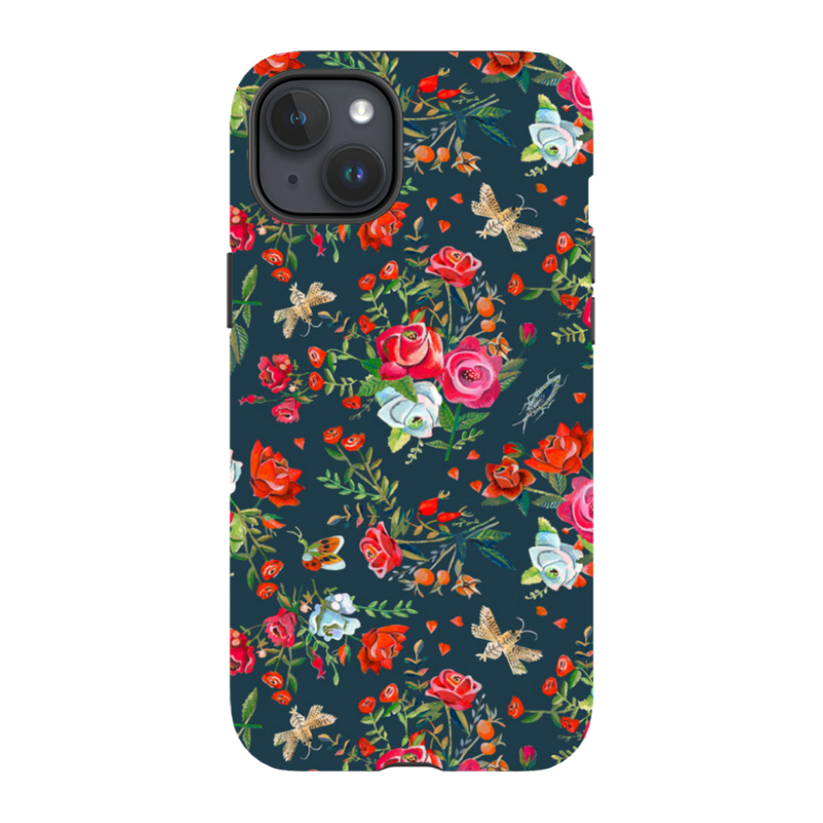 iPhone Tough Case - Blue Roses By Caroline Bonne Muller