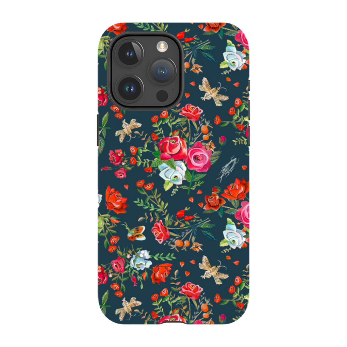 iPhone Tough Case - Blue Roses By Caroline Bonne Muller