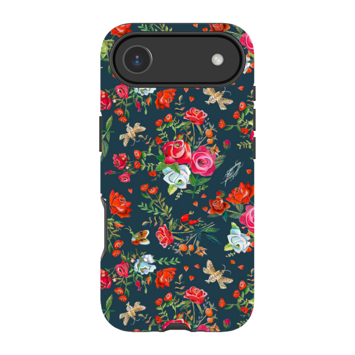 iPhone Tough Case - Blue Roses By Caroline Bonne Muller