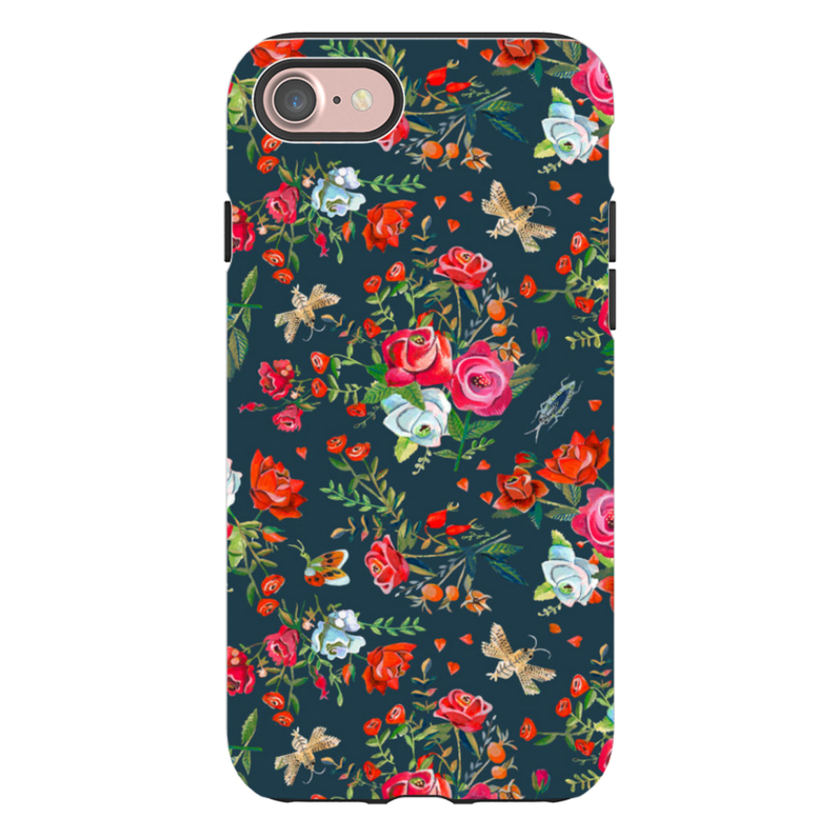 iPhone Tough Case - Blue Roses By Caroline Bonne Muller