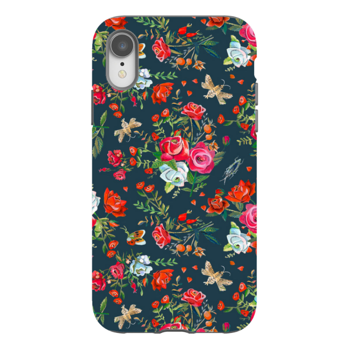 iPhone Tough Case - Blue Roses By Caroline Bonne Muller