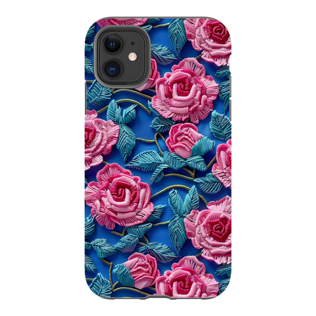 iPhone Tough Case - Blue Summer Roses