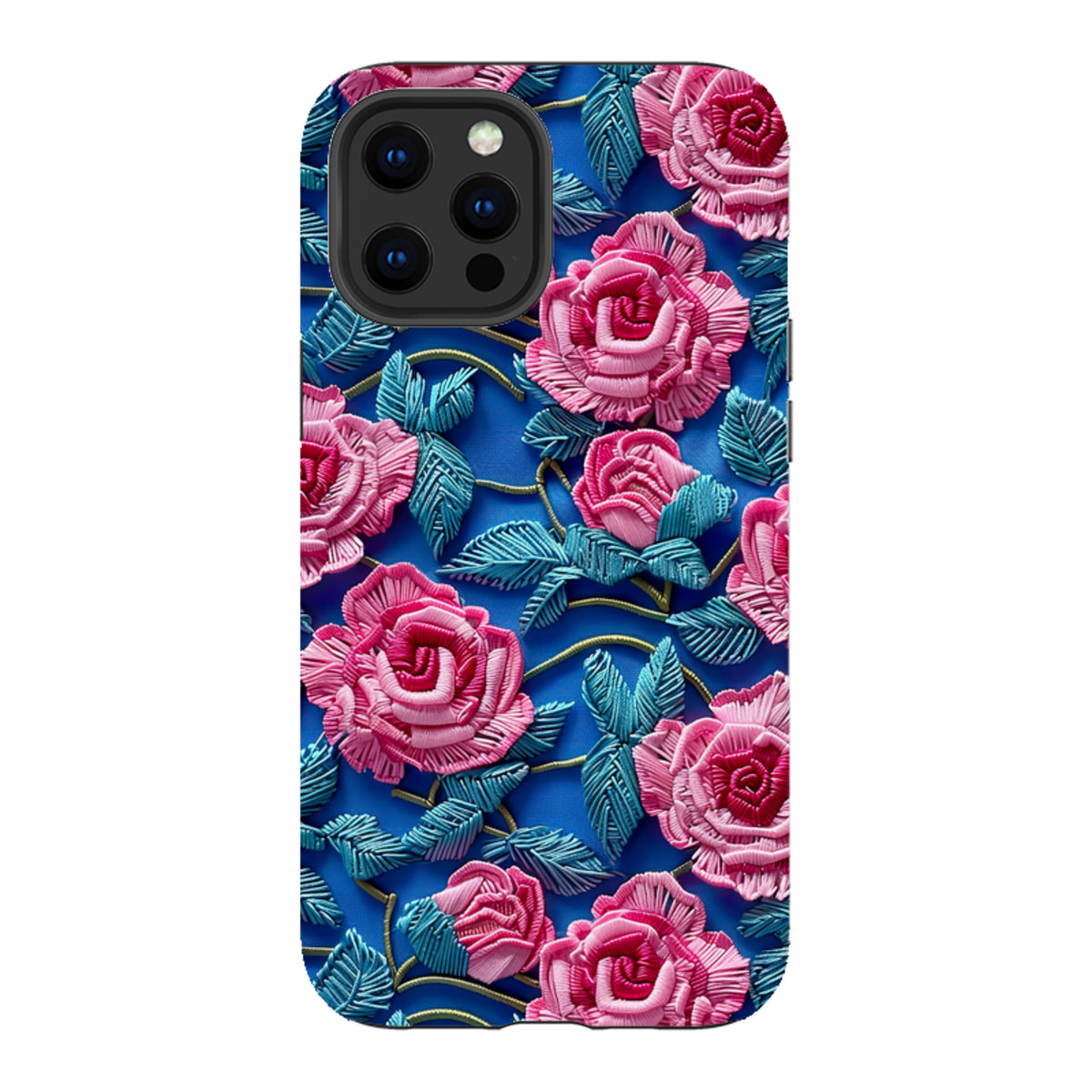 iPhone Tough Case - Blue Summer Roses